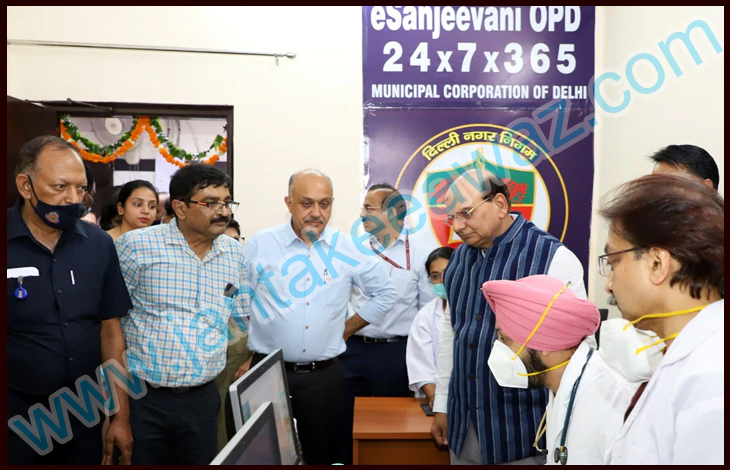 delhi lg vinai kumar saxena launched the e-sanjeevani service
